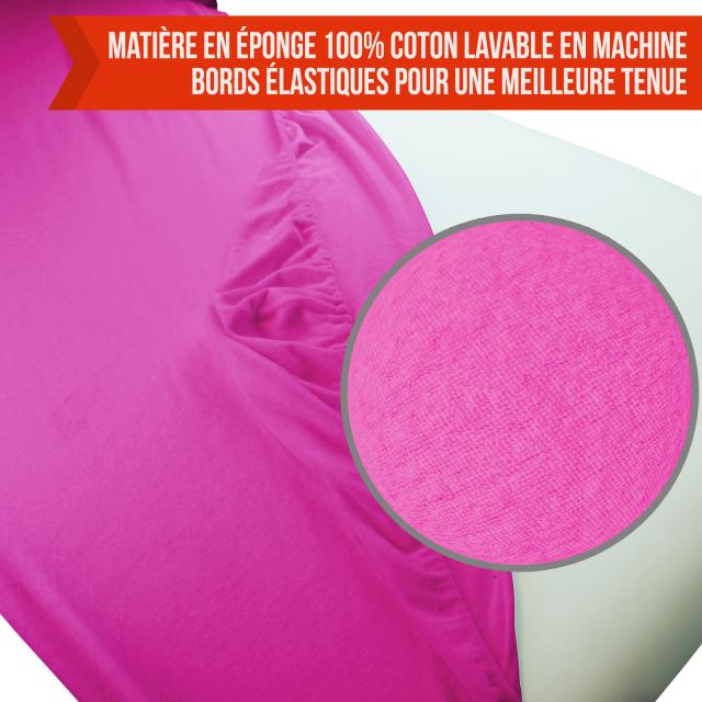 Drap housse lavable pour table de massage