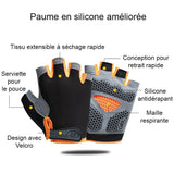 Gants de Vélo Courts Respirants et Antichocs