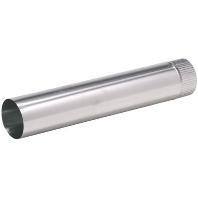 Tuyau rigide aluminium 97mm 1 m pour chauffe-eau 8 L