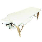 Table pliante thérapeutique de massage blanche 2 zones
