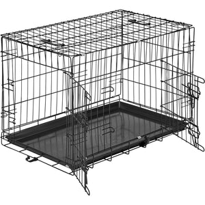 Cage pliable pour chien en acier 76 x 47cm