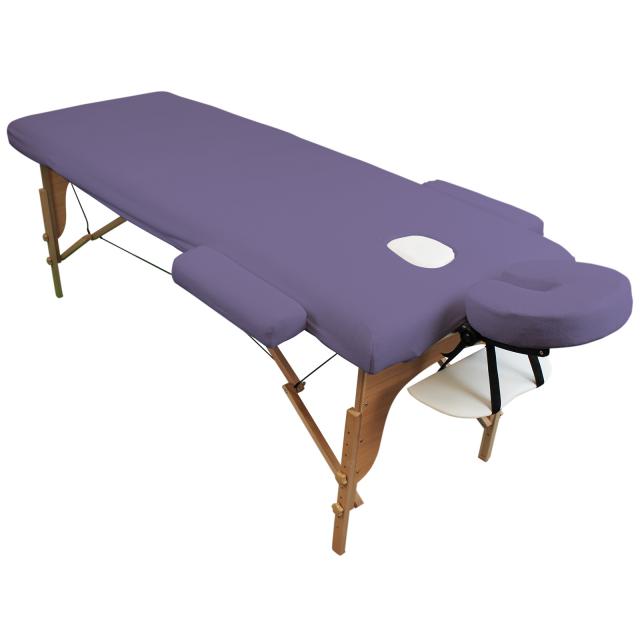 Drap housse en éponge pour table de massage violet – ToutPositif