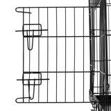 Cage pliable double pour chiens en acier 106 x 70cm