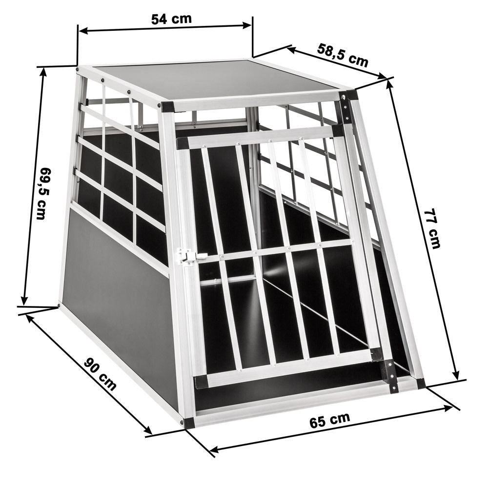 Cage pour chien en aluminium 90 x 65cm – ToutPositif