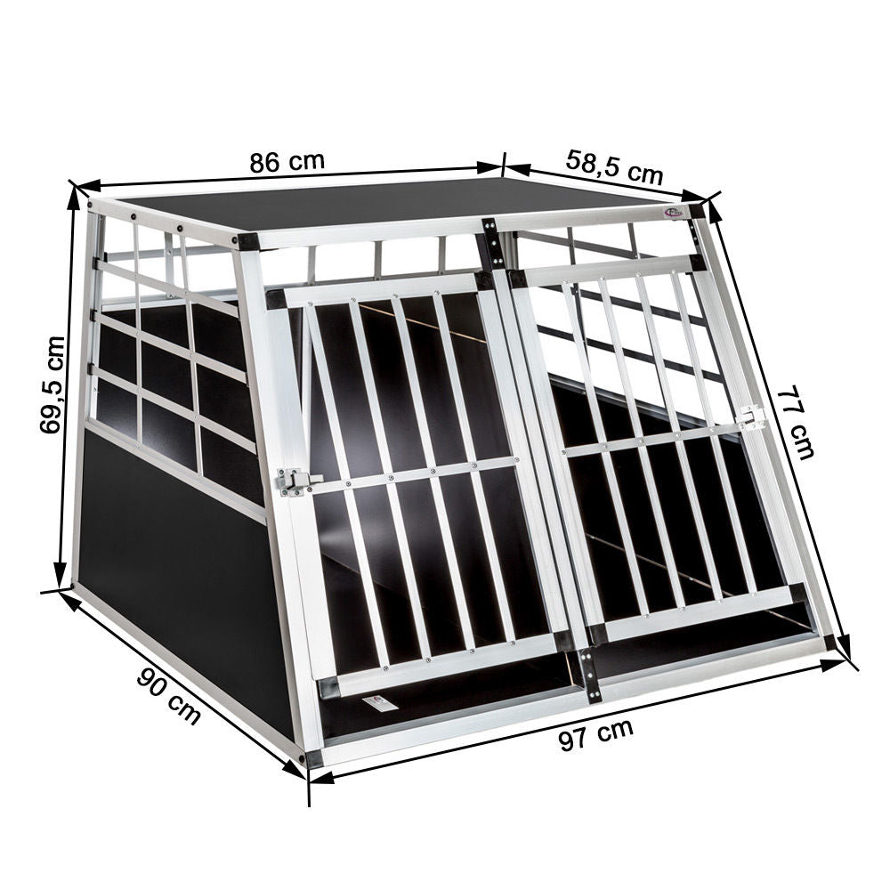 Cage pour chien en aluminium 97 x 90cm – ToutPositif